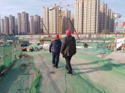 遠洋晟庭項目施工現場